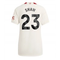 Maglie da calcio Manchester United Luke Shaw #23 Terza Maglia Femminile 2023-24 Manica Corta